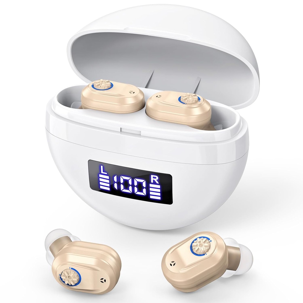 騒音の取り消し、大人のための聴覚増幅器、見えない補聴器、充満場合の耳の健全な増幅器