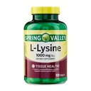 L-Lysine 1000mgタブレット - 免疫サポート、コラーゲンフォーメーション、および皮膚の健康のためのエッセンシャルアミノ酸 - 高機能リジンサプリメント、100カウント、グルテンフリー(パッケージ1)