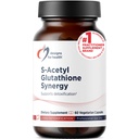 NAC +ビタミンB6と健康S-アセチルグルタチオンシナジー - 200mg S-A-GSH - 非GMO抗酸化サプリメントは、正常な解毒(60カプセル)をサポートするのに役立ちます
