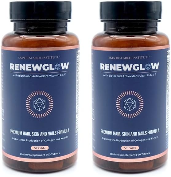 SRILabs Renewglow Biotin 5000mcg 女性のための毛の成長の補足40プラス-Gotu KolaのビタミンE、健康な毛、皮および釘のためのC亜鉛-栄養素を高める27の美と