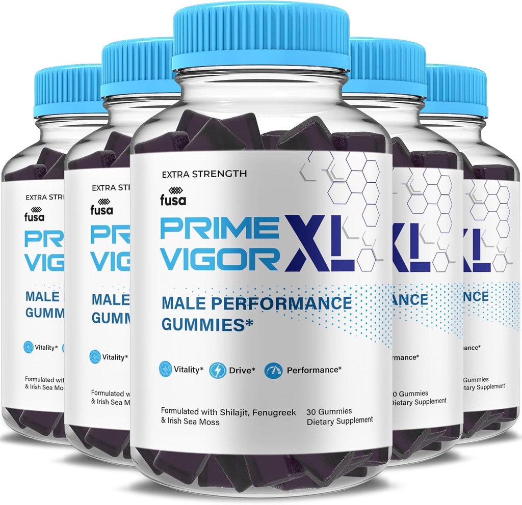 (5パック)プライムバイゴールXLグミープライムVigor XL Me Gummy Supplement、プライムバイゴール最大強度アドバンストシラジットアイリッシュシーモーズメンエネルギー&バイタリティサポート(5ヶ月の供給)