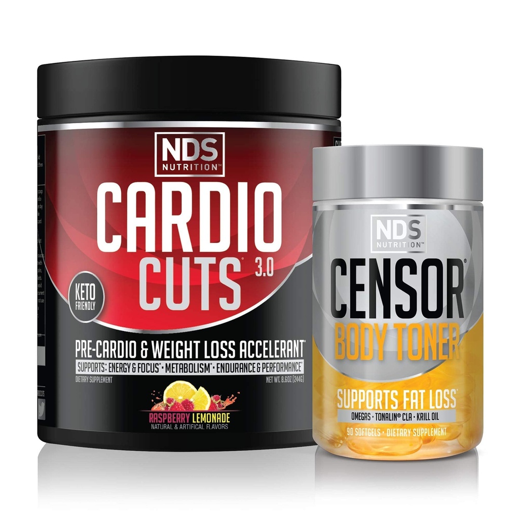 NDS Nutrition 4.0 Razz Lemonade (40 サービング) & NDS Nutrition Censor (90 Softgels) (90 Softgels) (90)