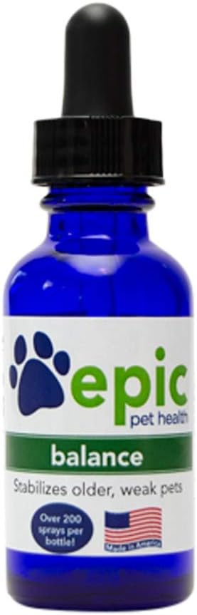 Balance - All Natural Liquid Supplement That Stabilizes Old or Weak Pets - Apply Directly to Body, Food & Water for Fast Results - Safe for All Pets (Dropper, 2 Ounce)