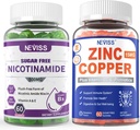 NEVISS Nicotinamide 500mg Gummies + Zinc Copper Gummies