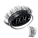 Lashify Fluffy FX 14mm Gossamer DIY Eyelash Extensions Refill, ほとんどの Curliest と Fluttery 外観, ブラック, 簡単な偽のラッシュ
