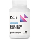 ピュアフォーミュラミルクアコール最高250mg - 肝臓の健康と抗酸化サポート - 非GMOベジタリアンカプセル - 60カウント