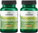 Swanson Probiotic-4 3億Cfu 60ベジキャップ(2パック)