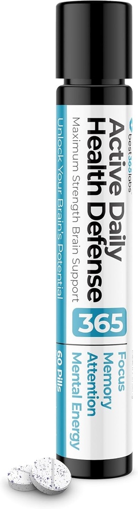 最高の強度脳サポート - メチレンブルー、カフェイン、およびL-テアニン - フォーカスとメモリを改善 - あなたの脳の可能性をロック解除 - 60錠