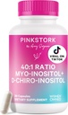 女性のためのピンクストークイノシトールサプリメント – 40:1 Myo-Inositol & D-Chiro Inositol – ホルモンバランス, 豊饒 & Ovarian サポート – サイクルレギュレーション & メタボリックウェルネス, 30 サービング
