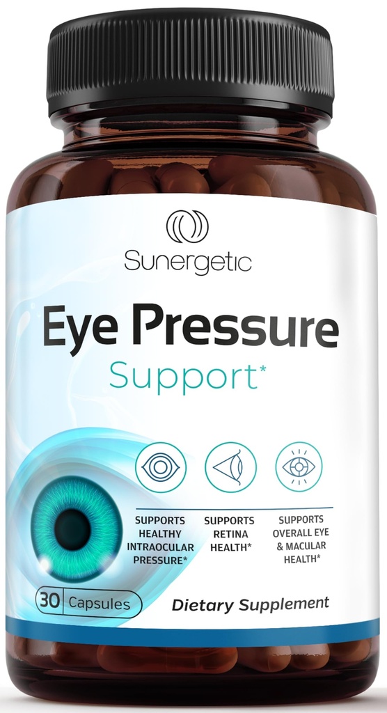 Sunergeticの優れた目の圧力サポート補足-Saffron、Lutein、Zeaxanthin、Bilberry及びPineの吠え声-サポートOcularの健康及び全面的な視野- 30の計算