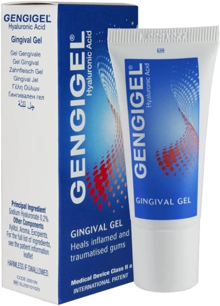 GengigelのHyaluronicの酸の口及びGumの不快感(20ml)、Sothesの苛立ちは、自然な治癒を促進し、敏感な口頭ティッシュ、パラベンかSLS、ビーガン及びコザーを保護します