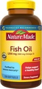 Nature Made Fish Oil Omega 3 サプリメント, 1200 mg Softgels, Omega 3 健康な心サポートのための魚油, 230 Softgels, 115 日の供給
