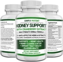 Kidney サポート補足、腎臓の清潔なDetox及び修理方式のためのKidneyの健康及び復元、21ハーブの705mgの丸薬-Bradder及び尿路の健康、60のカプセルのためのクランベリーのAstragalus及びジュニパー