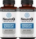 NeuroQ メモリ & フォーカス - 認知性能と脳機能を強化 - Dale Bredesen による神経保護式 - Gotu Kola Ginkgo Phosphatidylserine & Propolis - 60 カプセル (パッケージ 2)