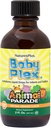 NaturesPlusアニマルパレードベイビープレックス、ナチュラルオレンジフレーバー - 2 fl oz、2 のパック - 乳液マルチビタミン - 砂糖無料、グルテンフリー - 120 総サービング