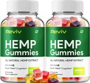 Reviv Hemp - Hemp Seed Extract RevivHemp Gummies Tinnitus Herbal Supplement、健康とウェルネスサポート、すべての自然なReviv Hemp Gummy(2パック - 120グミー)