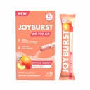JOYBURSTのエネルギー飲み物の組合せ、Sustainedのための自然なカフェイン(200mg)、ジッターの自由なエネルギー、オン・ザ・ゴーの自然エネルギー飲み物の粉、砂糖は放します- 16 x 4gエネルギー棒(Peach Mango)を