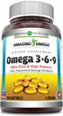 アメイジングオメガ 3.6.9 サプリメント | 1200 Mg / サービング | 250 Softgels | 不燃 | 非GMO | グルテンフリー | アメリカ製