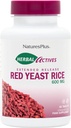 Natures Plus Herbal Actives Red Yeastライス拡張リリース600mg - 60錠、2のパック - 一般的なウェルビーイングをサポート - ベジタリアン、グルテンフリー - 120 Totalサービング