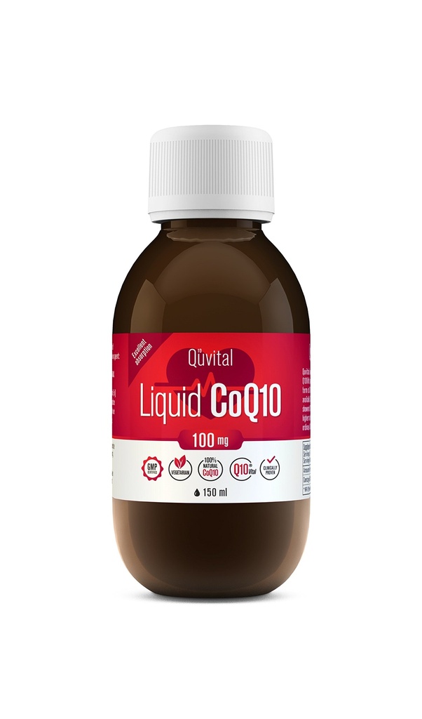 Q10Vital CoQ10 100 mgの液体 優秀な吸収– 9回までよりよい吸収 | 中心の健康、エネルギー生産、反老化および皮の健康のための強い酸化防止剤 | 砂糖なし | Appleの味