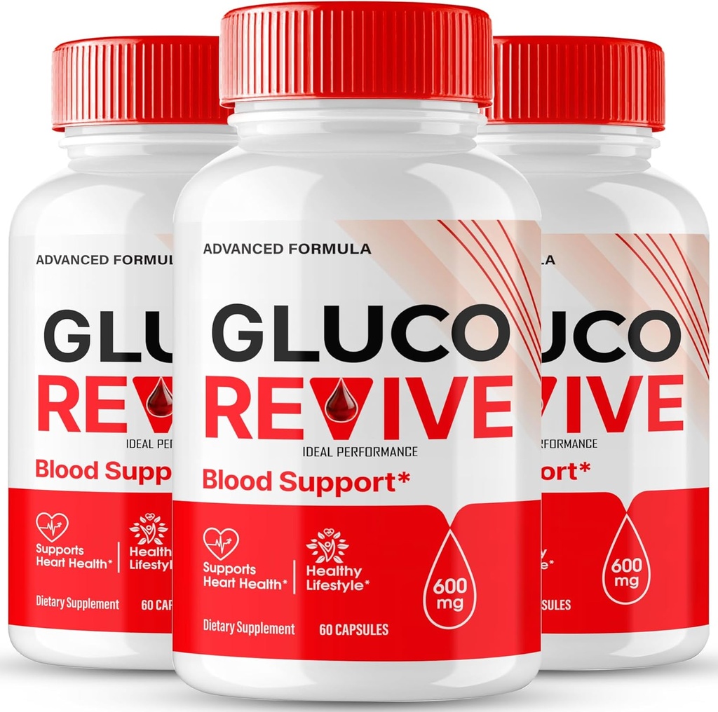 Gluco Revive Pills、Gluco Reviveの補足のカプセル、GlucoRevive健康およびウェルネス サポート - 最高の強さ すべての自然な高度の方式、GlucoReviveの健康の丸薬 レビュー(3パック)