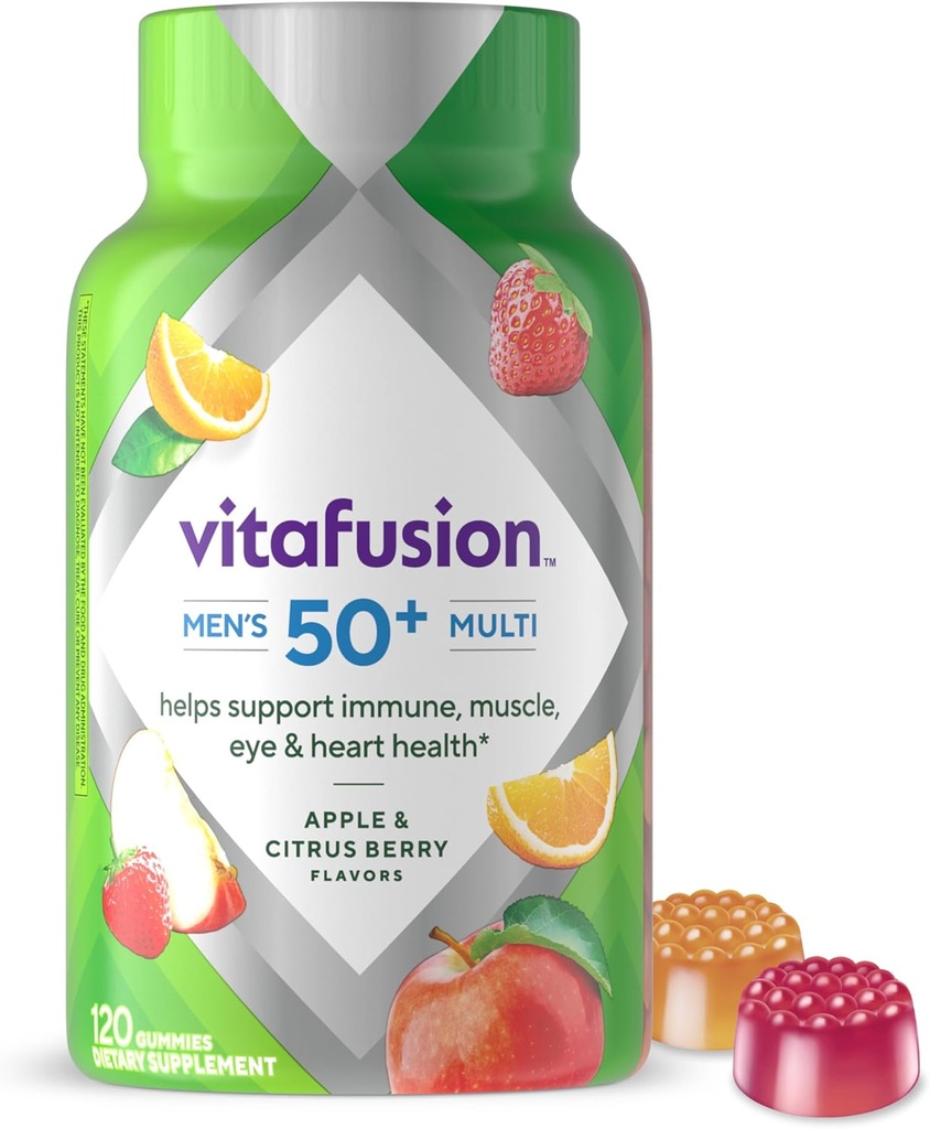 Vitafusionの人の50 +毎日のMultivitamin、Gummyのビタミン、120 Ct