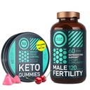 WILD FUELの男性の豊饒の補足およびKetoのグミズの健康およびエネルギー バンドル