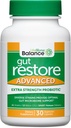 Dr. Drew Sinatra's LifeBiome Gut Restore Advanced、Fermented Botanicals、11 Multi Strains、30 デイリーカプセル、ベジタリアン、大豆、乳製品、グルテンフリー