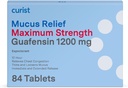 Curist Guaifenesin Mucusの救助1200のmgの最高の強さOTC - 84の計算の延長解放のタブレット-Mucusの明確な混雑(84の計算のタブレットのバルク パック)を減らして下さい