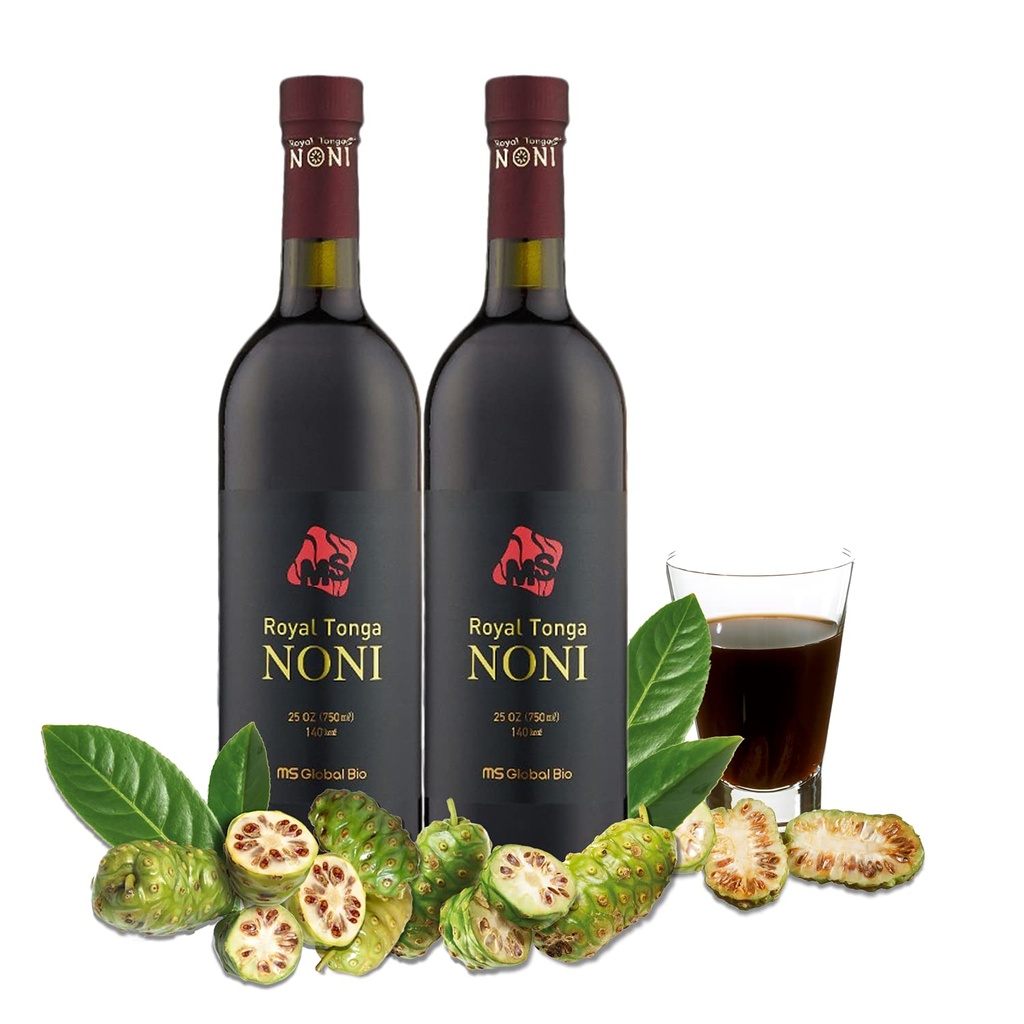 ロイヤル トンガ ノニ - 100% 本物の NONI ジュース(2PK ケース)、25oz ボトル | ノニ ジュース | ノニ ジュース | ノナ ジュース | ノニ フルーツ | ノニ フルーツ | 本物の ノニ