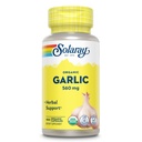 Solaray Organic Garlic Pills - 560 mg ハートヘルスサポートのためのニンニクサプリメント - USDA Organic Garlic Capsules - ビーガン - 60 日返金保証 - 100 人前, 100 VegCaps