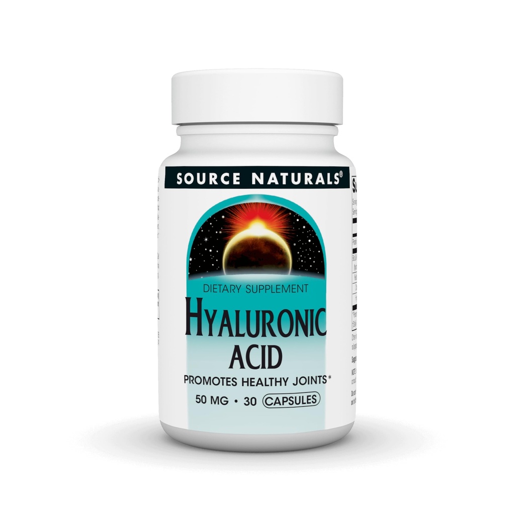 源のNaturals Hyaluronic酸は、健康な接合箇所*、50mg - 60のカプセルを促進します
