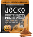 Jocko Mölk Whey Protein Powder - Keto, Probiotics, Grass Fed, Digestive Enzymes, Amino Acids, Sugar Free Monk Fruit Blend - 筋肉の回復と成長をサポート(Pumpkin New)