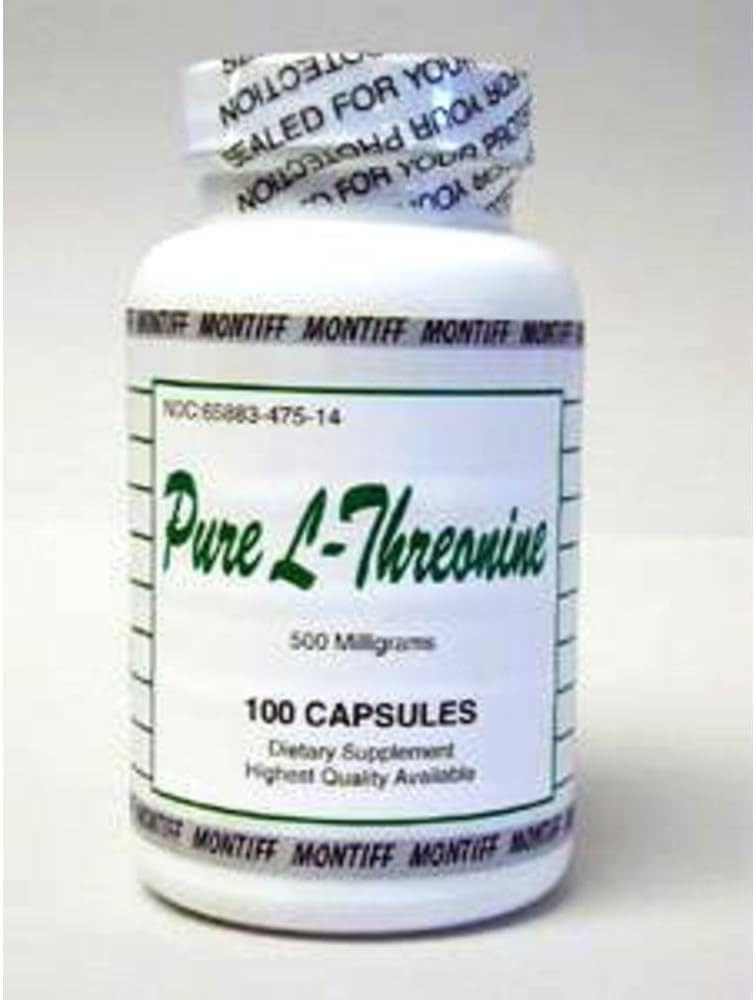 純粋なL-Threonine 500のmg 100の帽子