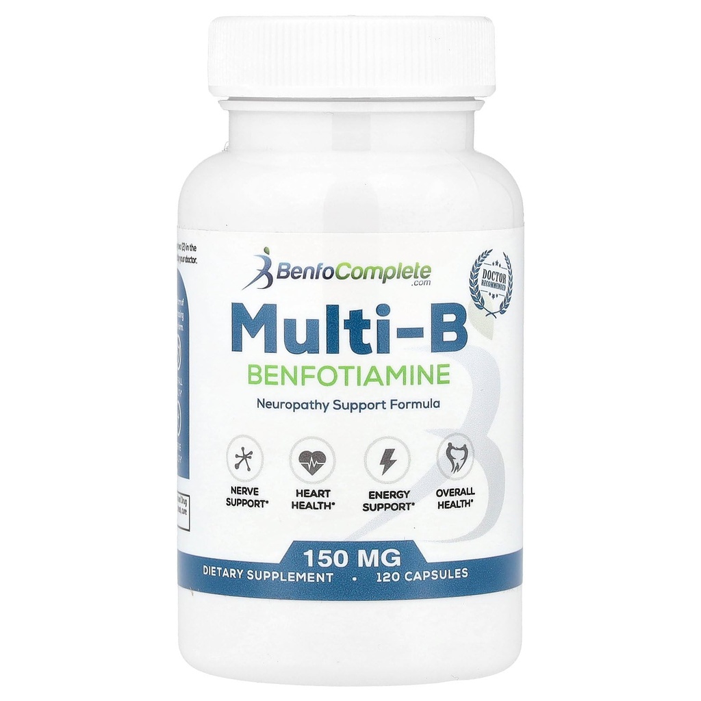 Benfotiamine Inc、Multi-Bの神経症サポート方式、150のmg、120のカプセル(1)