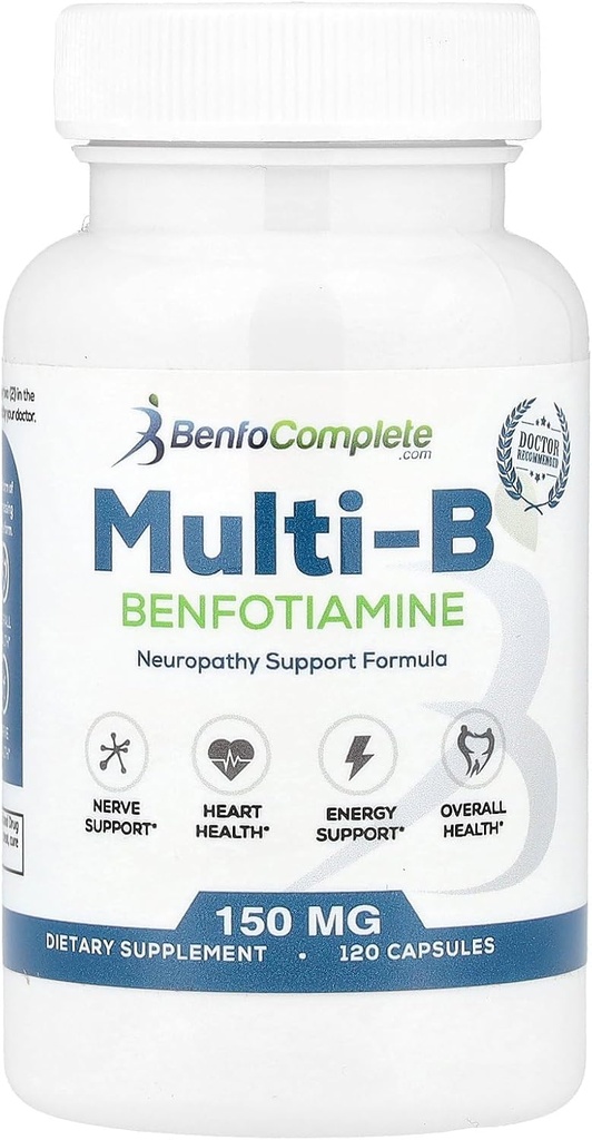 Benfotiamine Inc、Multi-Bの神経症サポート方式、150のmg、120のカプセル(1)