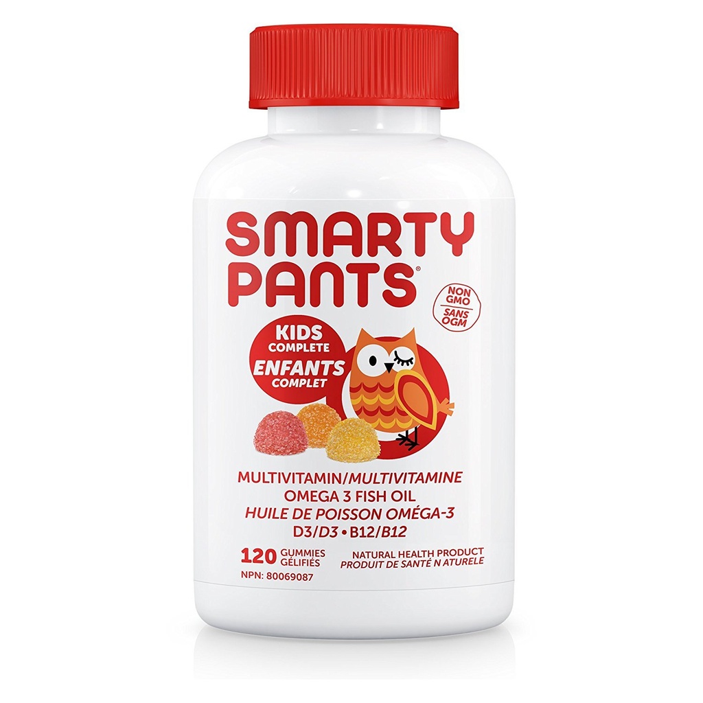 SmartyPantsの子供は子供、120の計算のためのおいしいMultivitaminsのガミーを完了します