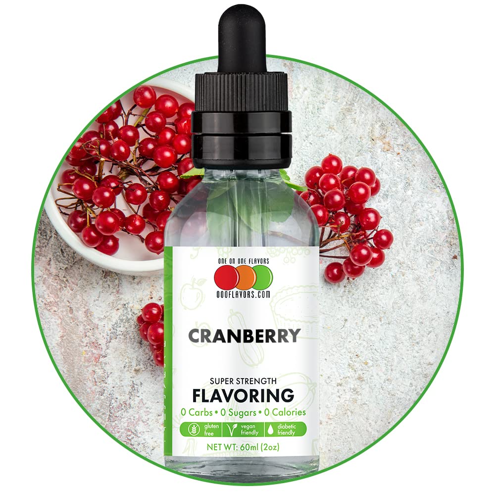 Cranberry Flavored Liquid Concentrate 2 oz