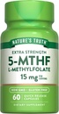 Nature's Truth L Methylfolate 15mg | 60カプセル | Non-GMO & グルテンフリーサプリメント | 余分な強度