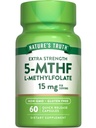Nature's Truth L Methylfolate 15mg | 60カプセル | Non-GMO & グルテンフリーサプリメント | 余分な強度