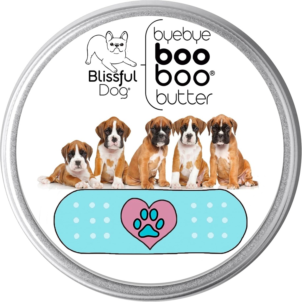 Blissful 犬 1 oz TIN ボクサー Booboo バター