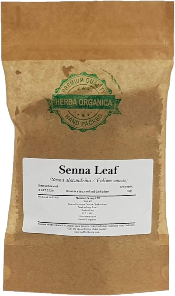 Herba Organica Senna Leaf - Senna Alexandrina L - Herbal Tea (50g)