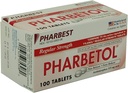 Pharbetolのアセトアミノフェン325mgの規則的な強さ、苦痛Relieverのレバーのレバーのタブレット、100の計算(パッケージ1)
