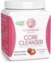 Sunwarrior Plant-Based Prebiotic Fiber Blend Powder | Probiotic Enzymes Sunfiber Soy Free Sugar Free Gluten Free Dairy Free | Strawberry Cooler 30 Servings | Shape Core Cleanser