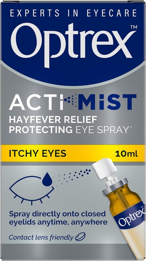 Optrex ActiMist 2-in-1 アイスプレー のために Itchy Plus Watery Eyes - 10 ml による Optrex