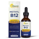 aSquaredの栄養のビタミンB12のSublingualの液体の低下- Methylcobalamin (メチルB-12)の5000 MCGの補足-エネルギーを高めるために最高の吸収B 12 - ビーガンフレンドリー - 2のfloz