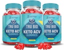 (3 Pack) Tru Bio Keto ACV Gummies Advanced Formula 1000MG TruiBIo Keto Gummies Apple Cider Vinegar Formulated with Pomegranate Beet Juice Powder B12 Vegan Non GMO 180 Gummys