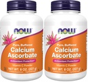 NOWの補足、カルシウム アスコルベートの粉、緩衝される、酸化防止保護*、8-Ounce (パッケージ2)