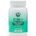 ライフビタミンK用アルカリ MK-7|発酵チクペアス MENAQ7 180mcg 天然ビタミンK2|ワンパーデー|60日サプライサポート 骨と心臓の健康 | 飲みやすい