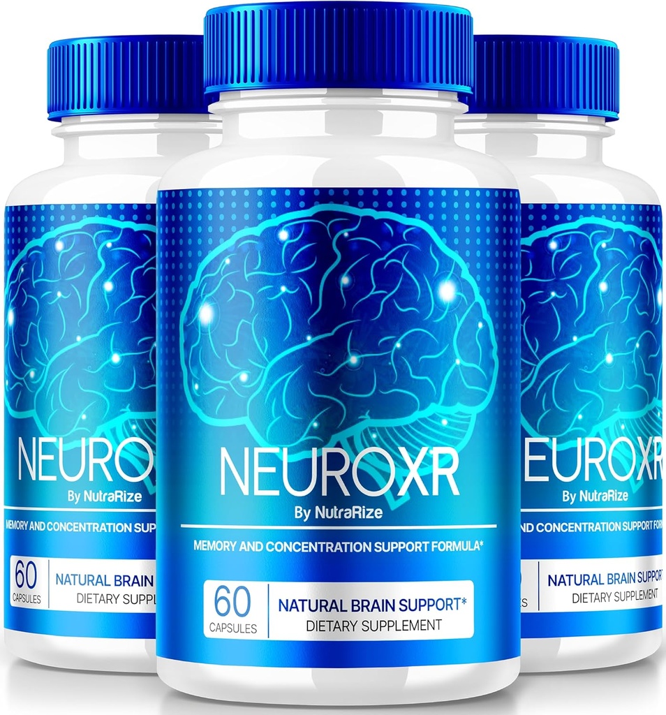 (3パック)NeuroXRカプセル、Neuro XRの公式の丸薬、自然に派生した原料が付いている優れた方式は記憶および焦点、Neuro X Rの検討を支えます(180のカプセル)